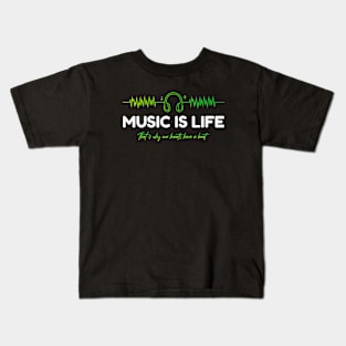 Music is life Kids T-Shirt